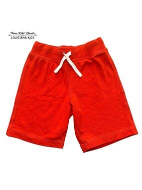 Hanna Andersson Sz 120 (6-7) Red Drawstring Pull-On Shorts